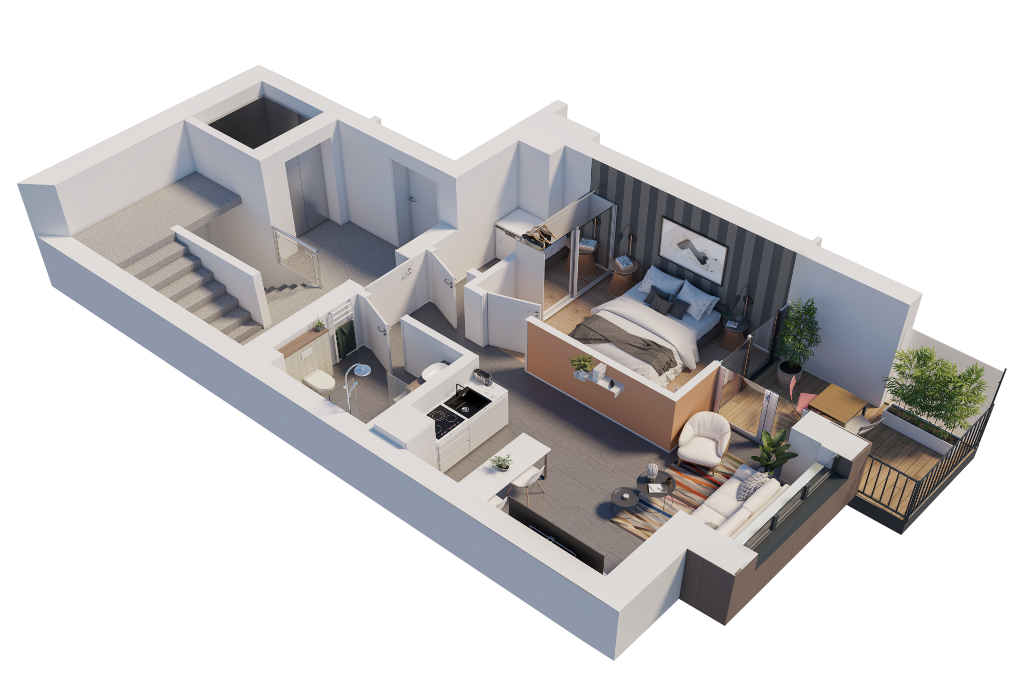 Apartment 1B