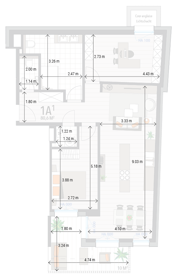 Appartement 1A