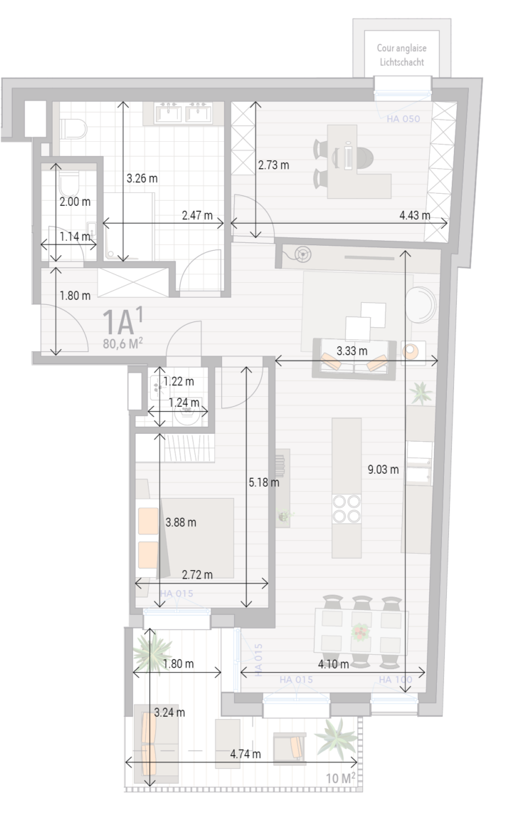 Apartment 1A