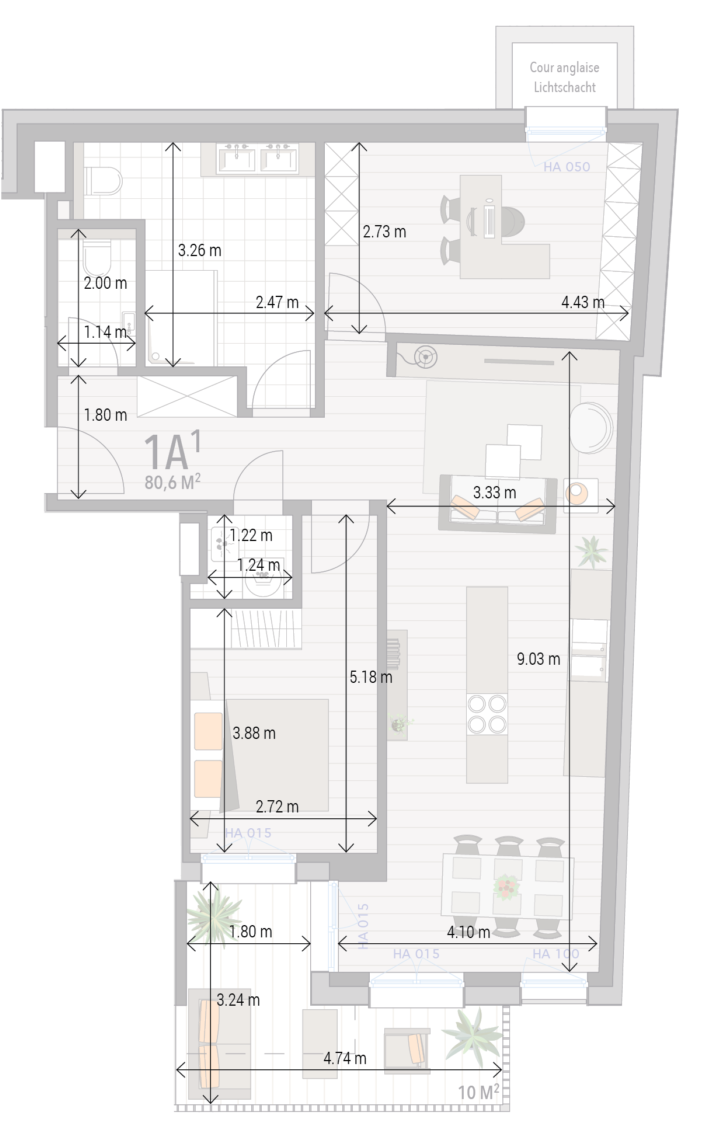 Wohnung 1A